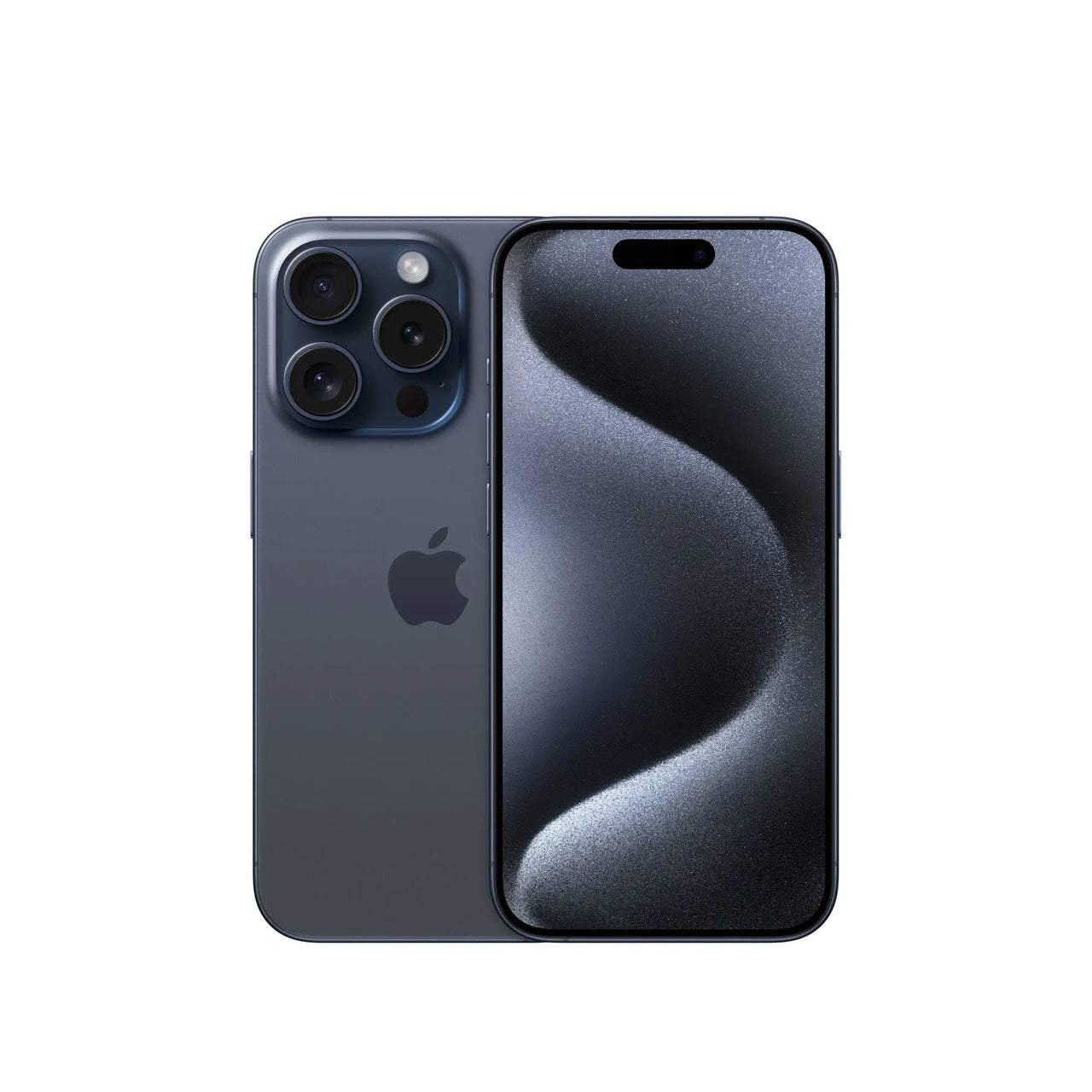 Apple iPhone 15 Pro - 5G smartphone - dual-SIM / Internal Memory 128 GB - OLED display - 6.1" - 2556 x 1179 pixels (120 Hz) - 3x rear cameras 48 MP, 12 MP, 12 MP - front camera 12 MP - blue titanium APPLE