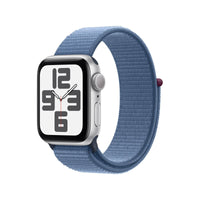 Thumbnail for Apple Watch SE GPS + Cellular 40mm Silver Aluminium Case w/ Winter Blue Sport Loop APPLE